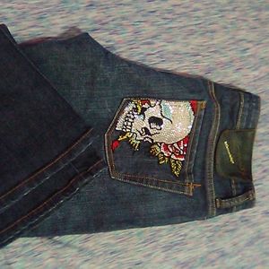 Ed Hardy diamond skull by Christina audigier
